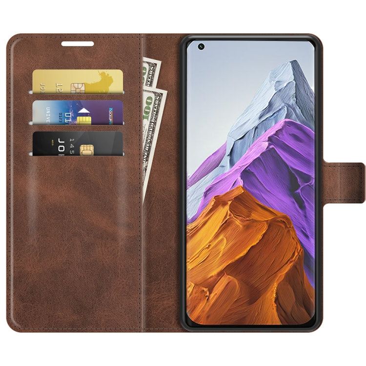 For Xiaomi Mi 11 Pro 4G / 5G Retro Calf Pattern Buckle Horizontal Flip Leather Case with Holder & Card Slots & Wallet