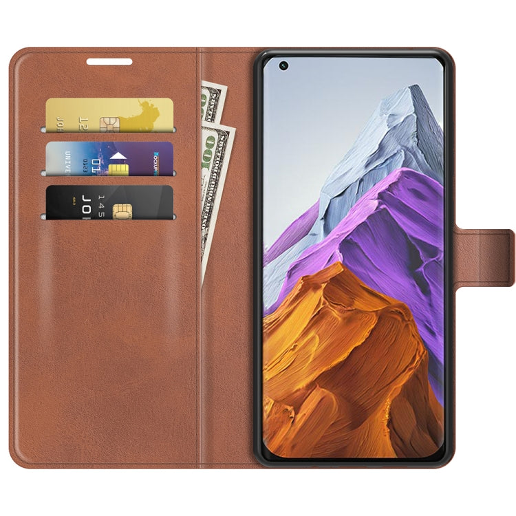 For Xiaomi Mi 11 Pro 4G / 5G Retro Calf Pattern Buckle Horizontal Flip Leather Case with Holder & Card Slots & Wallet