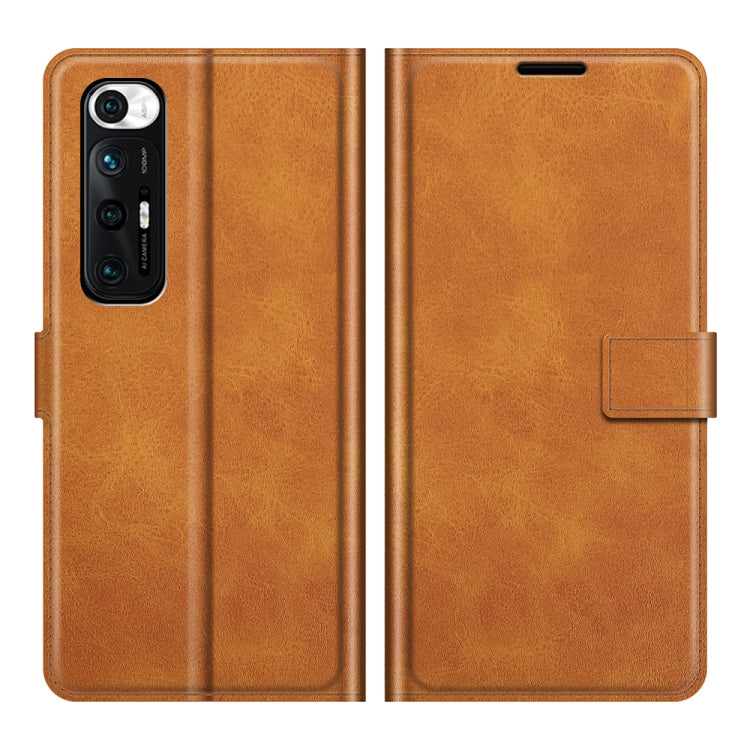 For Xiaomi Mi 10S Retro Calf Pattern Buckle Horizontal Flip Leather Case with Holder & Card Slots & Wallet