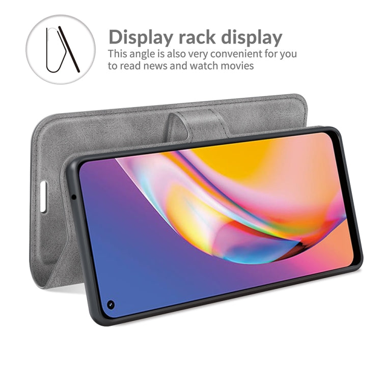 For OPPO A94 4G / F19 Pro Retro Calf Pattern Buckle Horizontal Flip Leather Case with Holder & Card Slots & Wallet