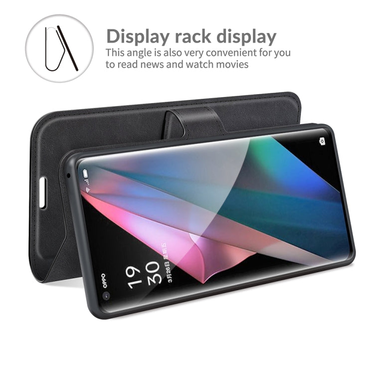 For OPPO Find X3 Pro / Find X3 Retro Calf Pattern Buckle Horizontal Flip Leather Case with Holder & Card Slots & Wallet