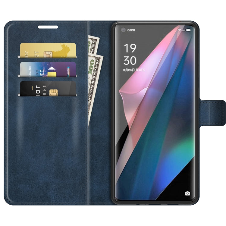 For OPPO Find X3 Pro / Find X3 Retro Calf Pattern Buckle Horizontal Flip Leather Case with Holder & Card Slots & Wallet