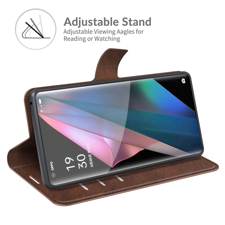 For OPPO Find X3 Pro / Find X3 Retro Calf Pattern Buckle Horizontal Flip Leather Case with Holder & Card Slots & Wallet