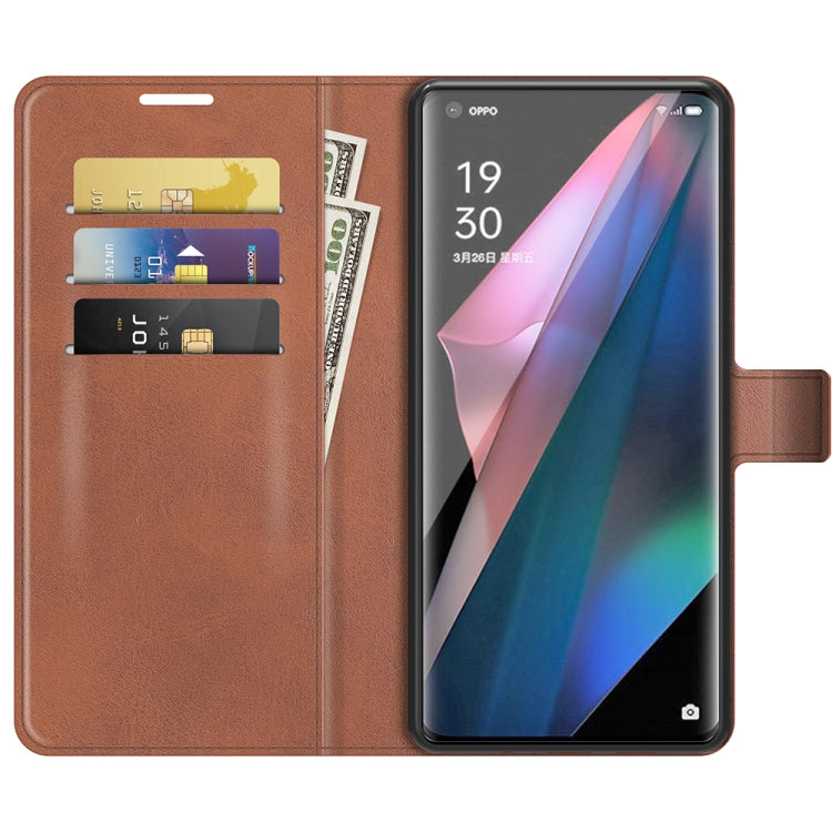 For OPPO Find X3 Pro / Find X3 Retro Calf Pattern Buckle Horizontal Flip Leather Case with Holder & Card Slots & Wallet