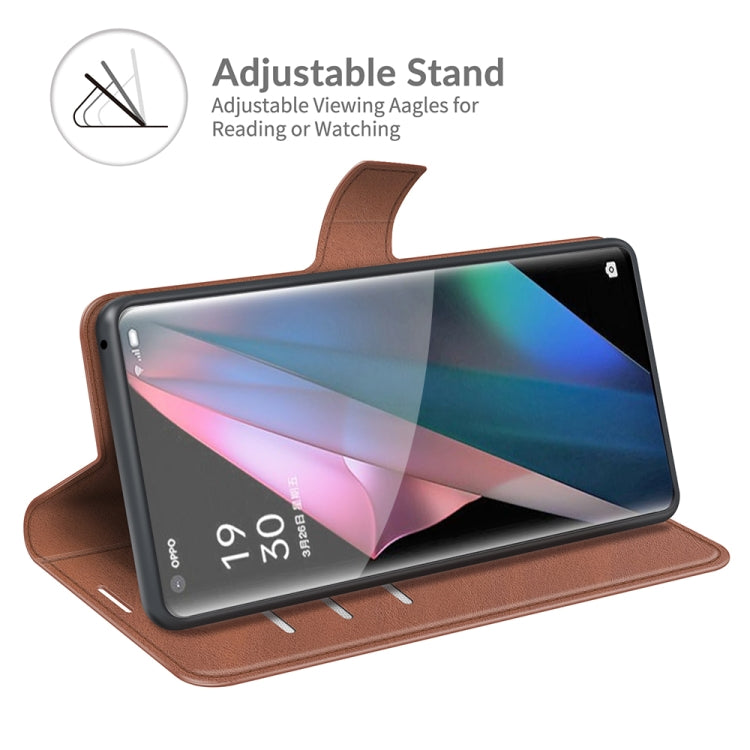 For OPPO Find X3 Pro / Find X3 Retro Calf Pattern Buckle Horizontal Flip Leather Case with Holder & Card Slots & Wallet