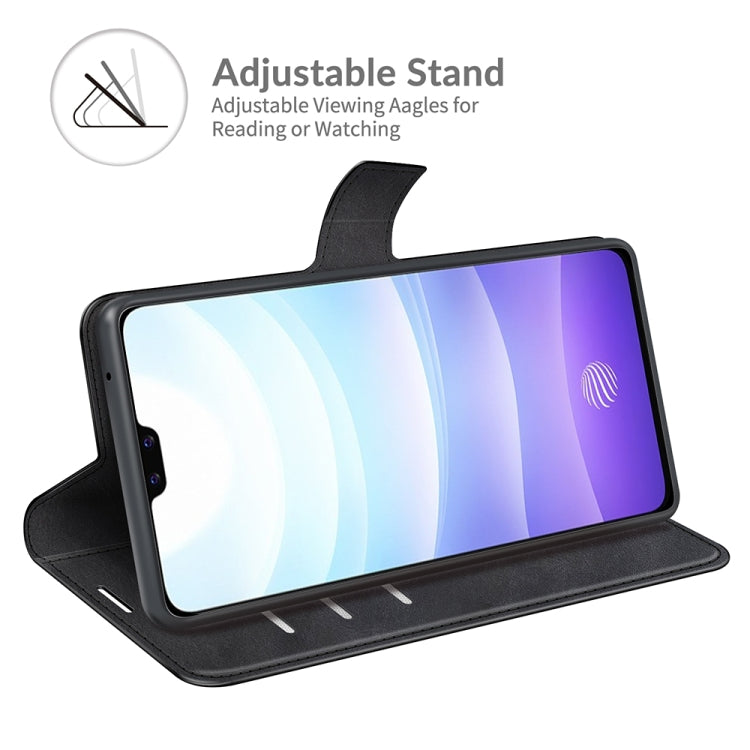 For vivo S9 Retro Calf Pattern Buckle Horizontal Flip Leather Case with Holder & Card Slots & Wallet