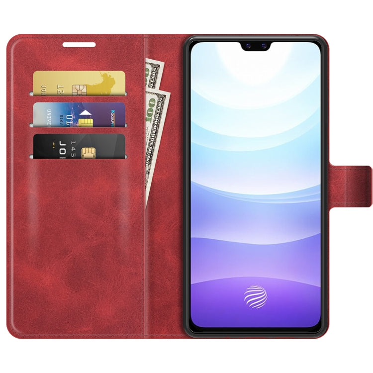For vivo S9 Retro Calf Pattern Buckle Horizontal Flip Leather Case with Holder & Card Slots & Wallet