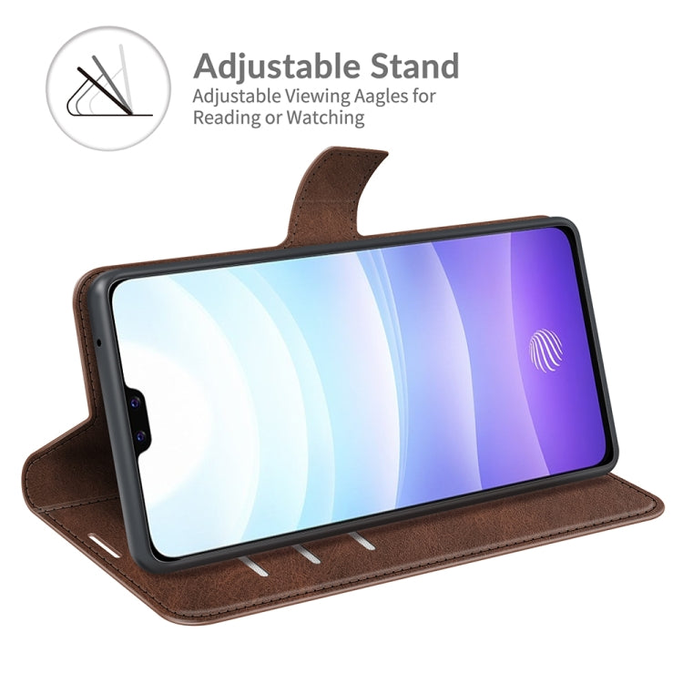 For vivo S9 Retro Calf Pattern Buckle Horizontal Flip Leather Case with Holder & Card Slots & Wallet