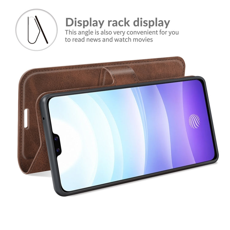 For vivo S9 Retro Calf Pattern Buckle Horizontal Flip Leather Case with Holder & Card Slots & Wallet