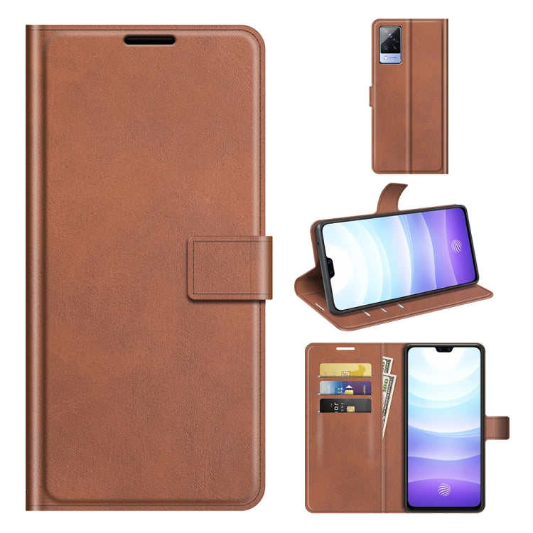 For vivo S9 Retro Calf Pattern Buckle Horizontal Flip Leather Case with Holder & Card Slots & Wallet