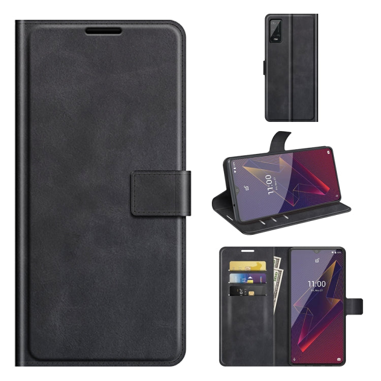 For Wiko Power U20 Retro Calf Pattern Buckle Horizontal Flip Leather Case with Holder & Card Slots & Wallet