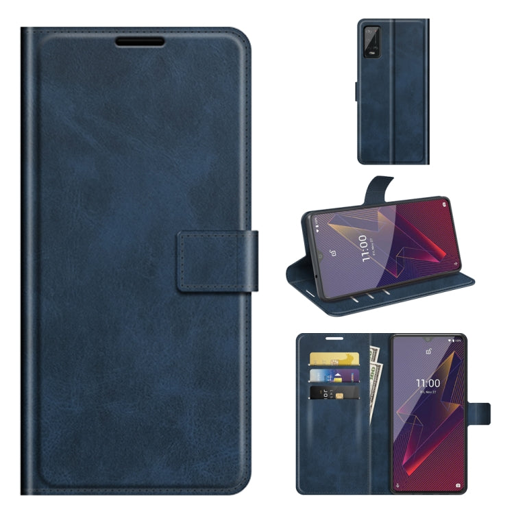 For Wiko Power U20 Retro Calf Pattern Buckle Horizontal Flip Leather Case with Holder & Card Slots & Wallet