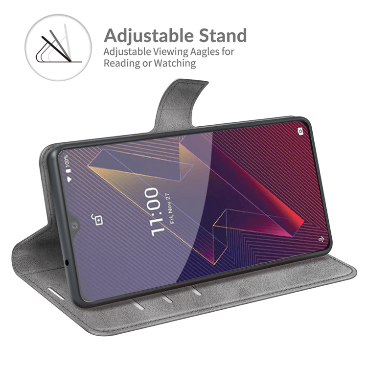 For Wiko Power U20 Retro Calf Pattern Buckle Horizontal Flip Leather Case with Holder & Card Slots & Wallet