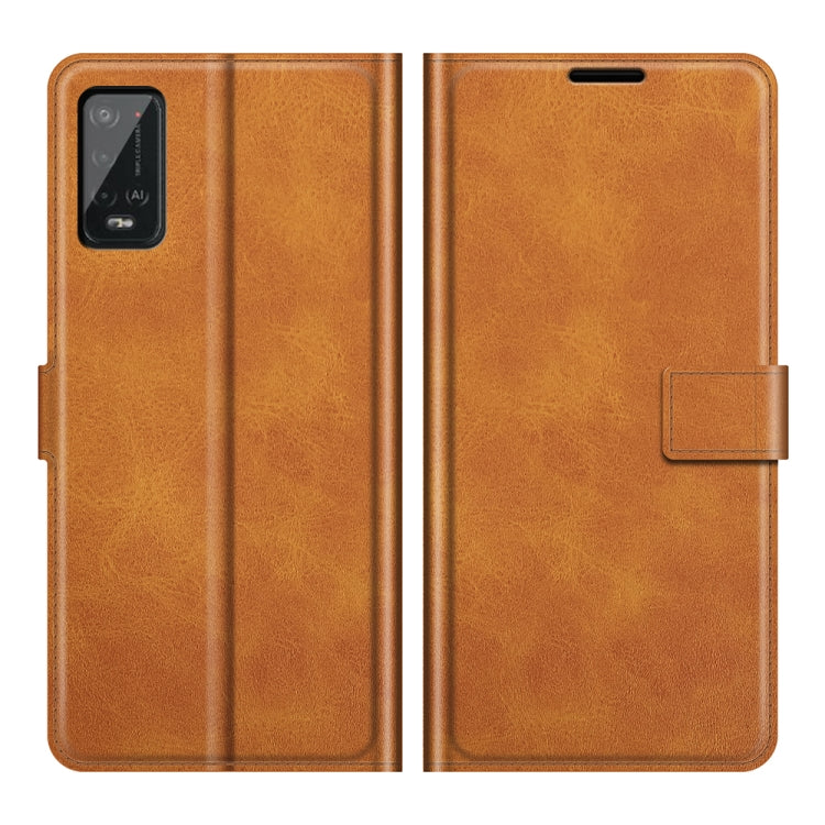 For Wiko Power U20 Retro Calf Pattern Buckle Horizontal Flip Leather Case with Holder & Card Slots & Wallet