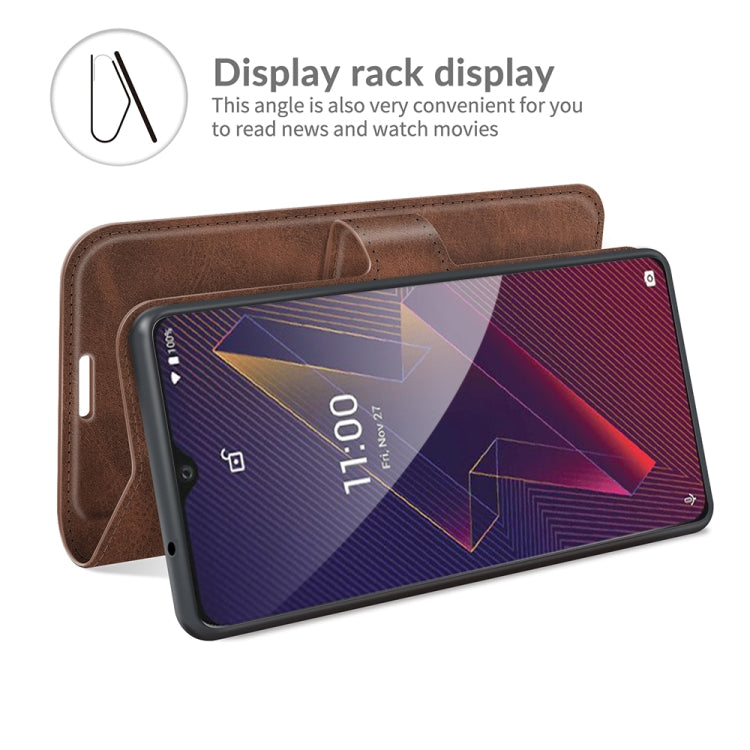 For Wiko Power U20 Retro Calf Pattern Buckle Horizontal Flip Leather Case with Holder & Card Slots & Wallet