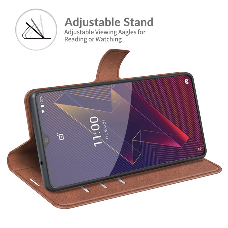 For Wiko Power U20 Retro Calf Pattern Buckle Horizontal Flip Leather Case with Holder & Card Slots & Wallet