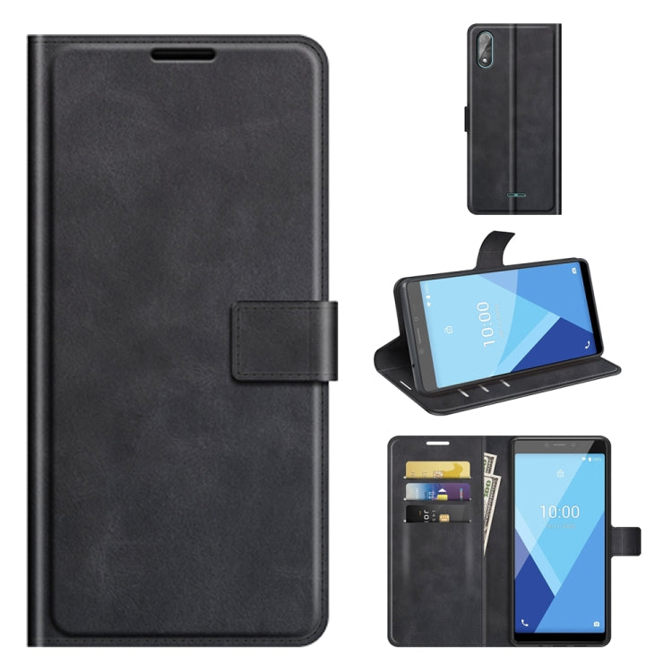 For Wiko Y51 / Sunny 5 lite Retro Calf Pattern Buckle Horizontal Flip Leather Case with Holder & Card Slots & Wallet