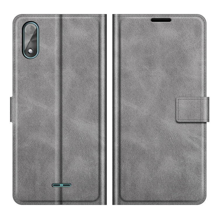 For Wiko Y51 / Sunny 5 lite Retro Calf Pattern Buckle Horizontal Flip Leather Case with Holder & Card Slots & Wallet