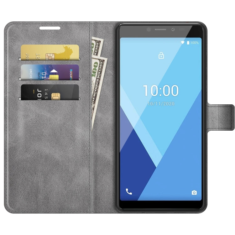 For Wiko Y51 / Sunny 5 lite Retro Calf Pattern Buckle Horizontal Flip Leather Case with Holder & Card Slots & Wallet