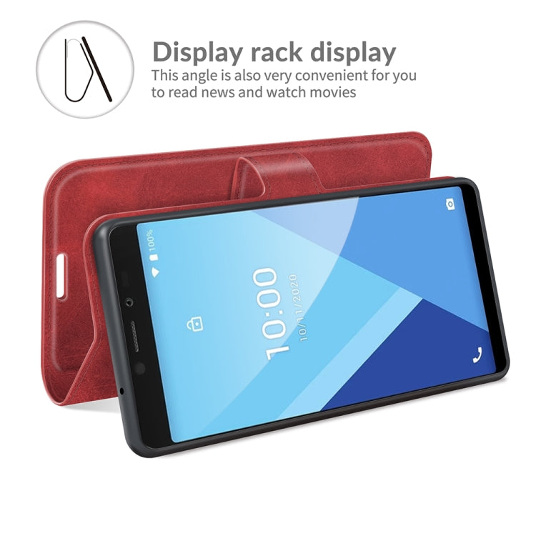 For Wiko Y51 / Sunny 5 lite Retro Calf Pattern Buckle Horizontal Flip Leather Case with Holder & Card Slots & Wallet