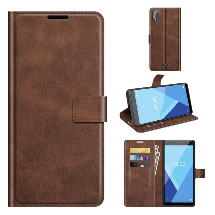 For Wiko Y51 / Sunny 5 lite Retro Calf Pattern Buckle Horizontal Flip Leather Case with Holder & Card Slots & Wallet