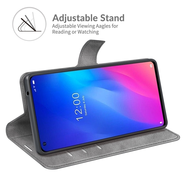 For DOOGEE N30 Retro Calf Pattern Buckle Horizontal Flip Leather Case with Holder & Card Slots & Wallet