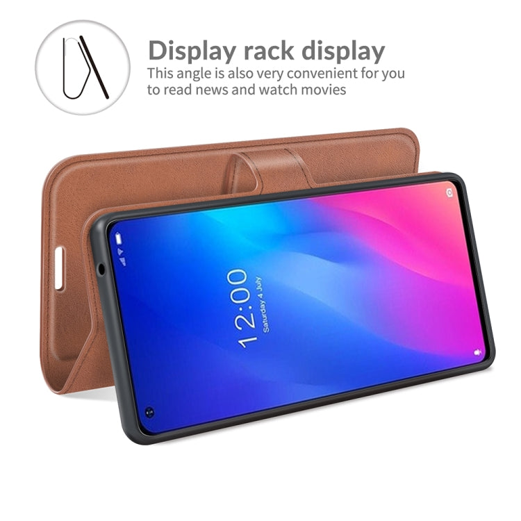 For DOOGEE N30 Retro Calf Pattern Buckle Horizontal Flip Leather Case with Holder & Card Slots & Wallet