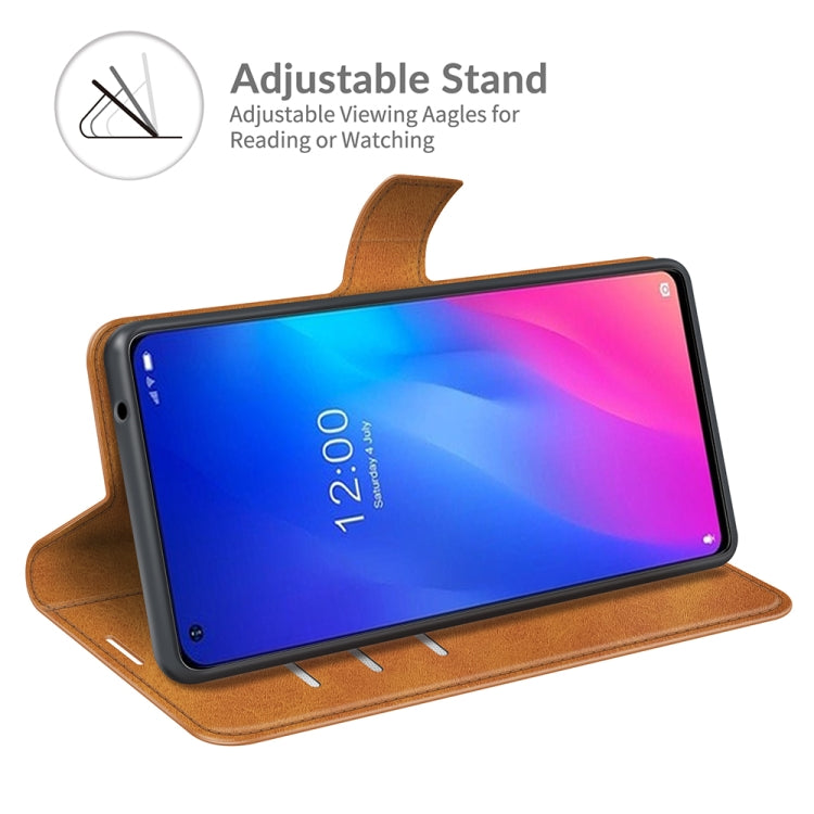 For DOOGEE N30 Retro Calf Pattern Buckle Horizontal Flip Leather Case with Holder & Card Slots & Wallet