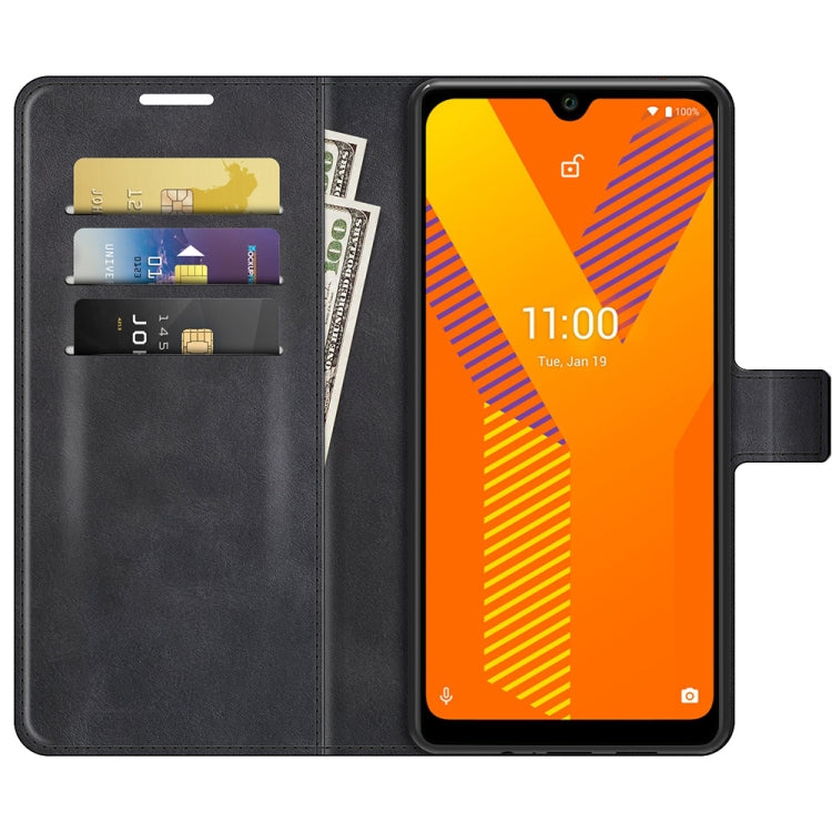 For Wiko Y62 Retro Calf Pattern Buckle Horizontal Flip Leather Case with Holder & Card Slots & Wallet