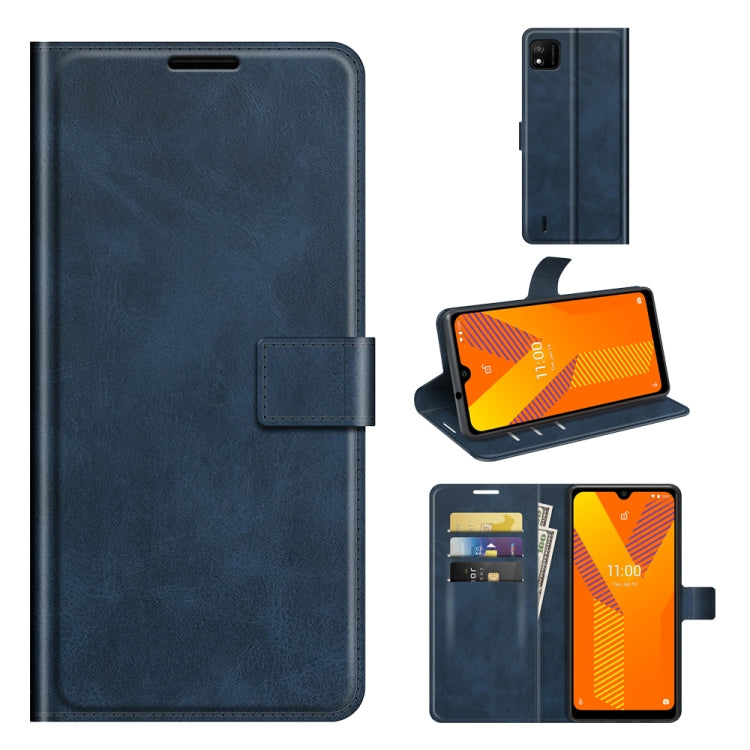 For Wiko Y62 Retro Calf Pattern Buckle Horizontal Flip Leather Case with Holder & Card Slots & Wallet