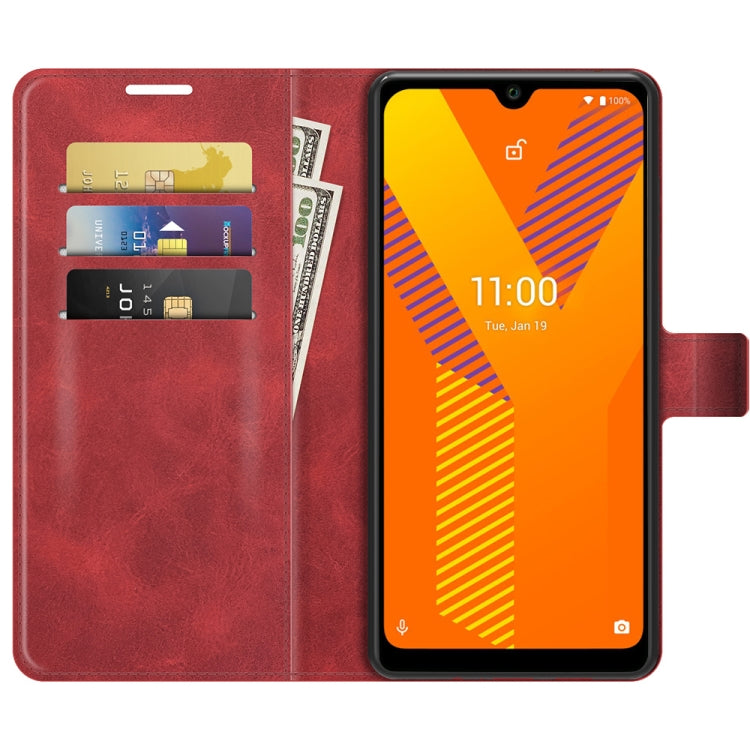 For Wiko Y62 Retro Calf Pattern Buckle Horizontal Flip Leather Case with Holder & Card Slots & Wallet