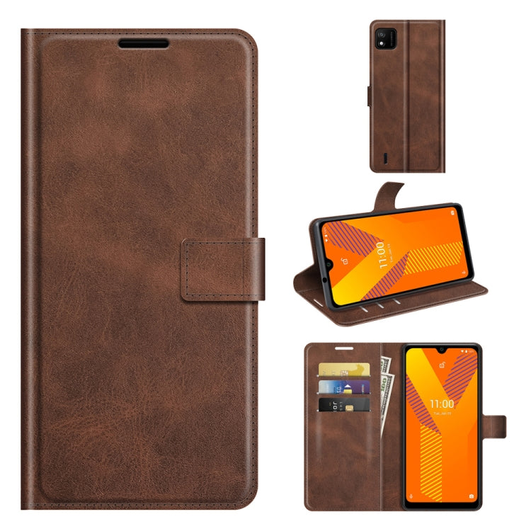 For Wiko Y62 Retro Calf Pattern Buckle Horizontal Flip Leather Case with Holder & Card Slots & Wallet