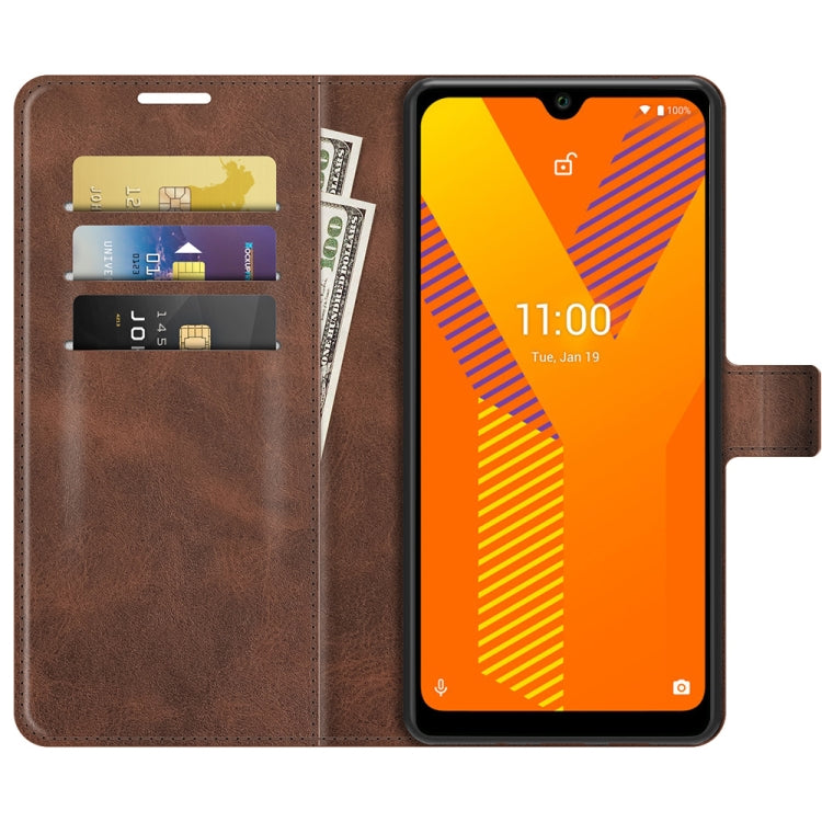 For Wiko Y62 Retro Calf Pattern Buckle Horizontal Flip Leather Case with Holder & Card Slots & Wallet