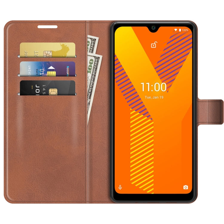 For Wiko Y62 Retro Calf Pattern Buckle Horizontal Flip Leather Case with Holder & Card Slots & Wallet