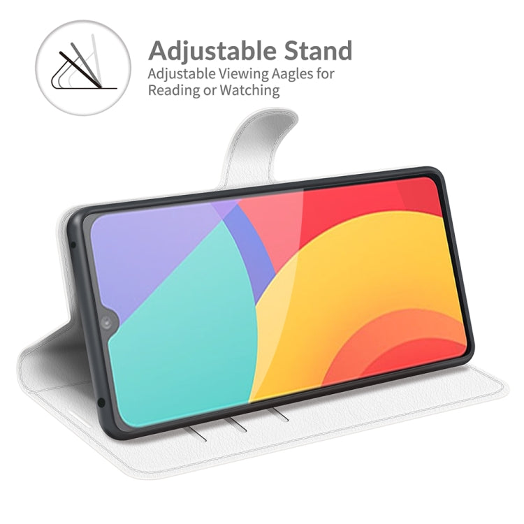 For Alcatel 1L 2021 Litchi Texture Horizontal Flip Protective Case with Holder & Card Slots & Wallet