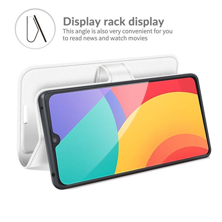 For Alcatel 1L 2021 Litchi Texture Horizontal Flip Protective Case with Holder & Card Slots & Wallet