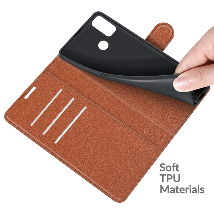 For Alcatel 1L 2021 Litchi Texture Horizontal Flip Protective Case with Holder & Card Slots & Wallet