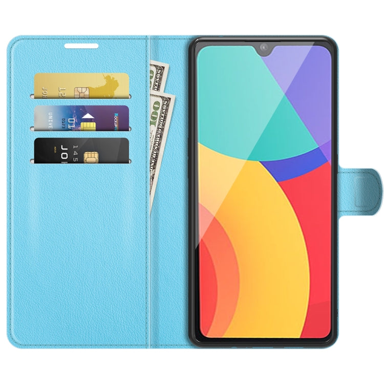 For Alcatel 1L 2021 Litchi Texture Horizontal Flip Protective Case with Holder & Card Slots & Wallet