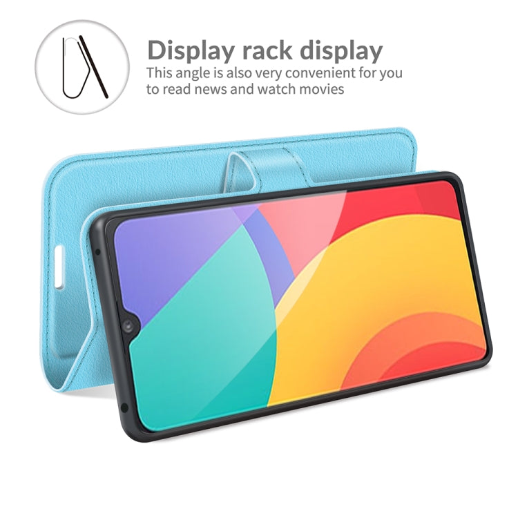 For Alcatel 1L 2021 Litchi Texture Horizontal Flip Protective Case with Holder & Card Slots & Wallet