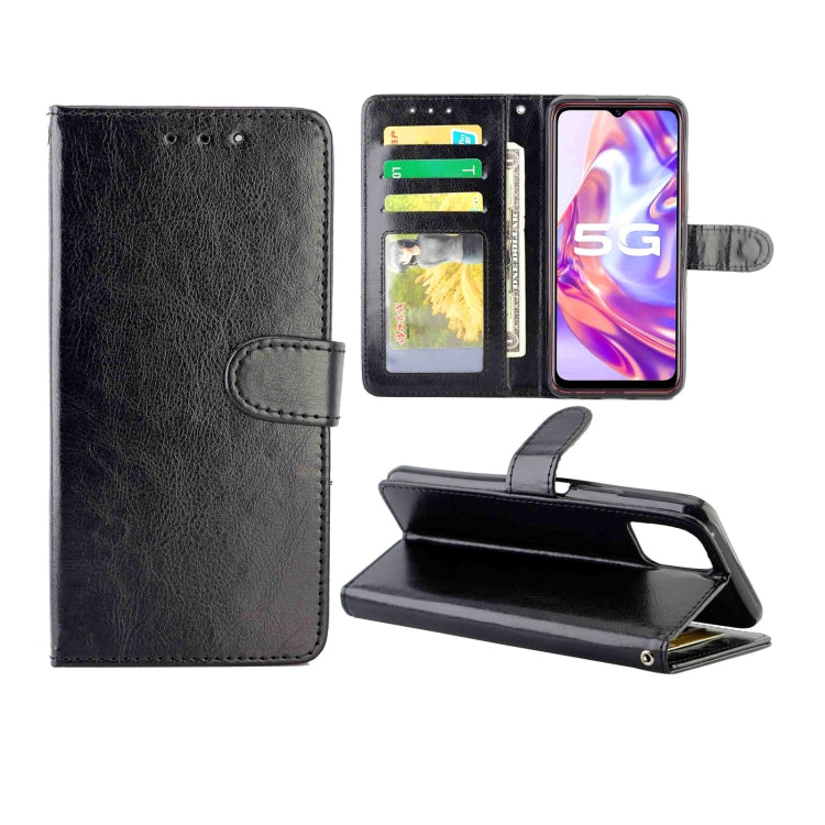 For vivo Y31S/Y52S/IQOO U3 5G Crazy Horse Texture Leather Horizontal Flip Protective Case with Holder & Card Slots & Wallet & Photo Frame