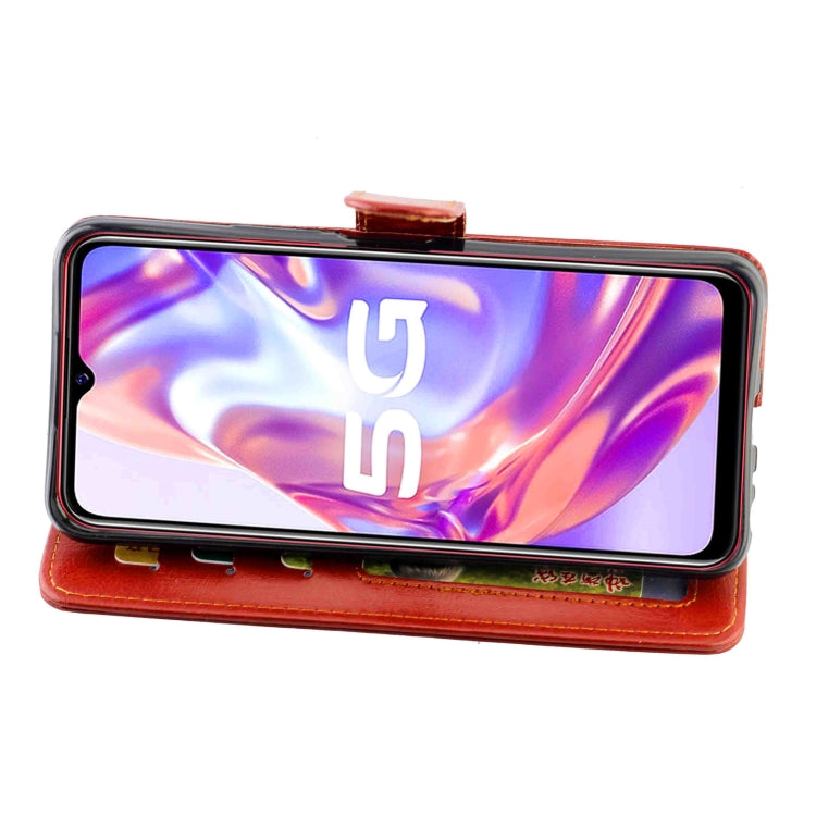 For vivo Y31S/Y52S/IQOO U3 5G Crazy Horse Texture Leather Horizontal Flip Protective Case with Holder & Card Slots & Wallet & Photo Frame