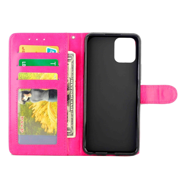 For vivo Y31S/Y52S/IQOO U3 5G Crazy Horse Texture Leather Horizontal Flip Protective Case with Holder & Card Slots & Wallet & Photo Frame