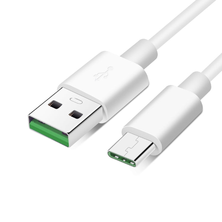 XJ-63 5A USB to Type-C Super Flash Charging Data Cable for OPPO, Cable Length:1m