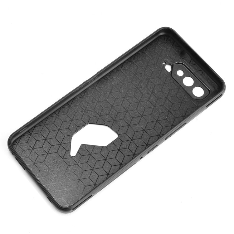 For Asus ROG Phone 5 Shockproof Sheep Skin PC + PU + TPU Case(Black)