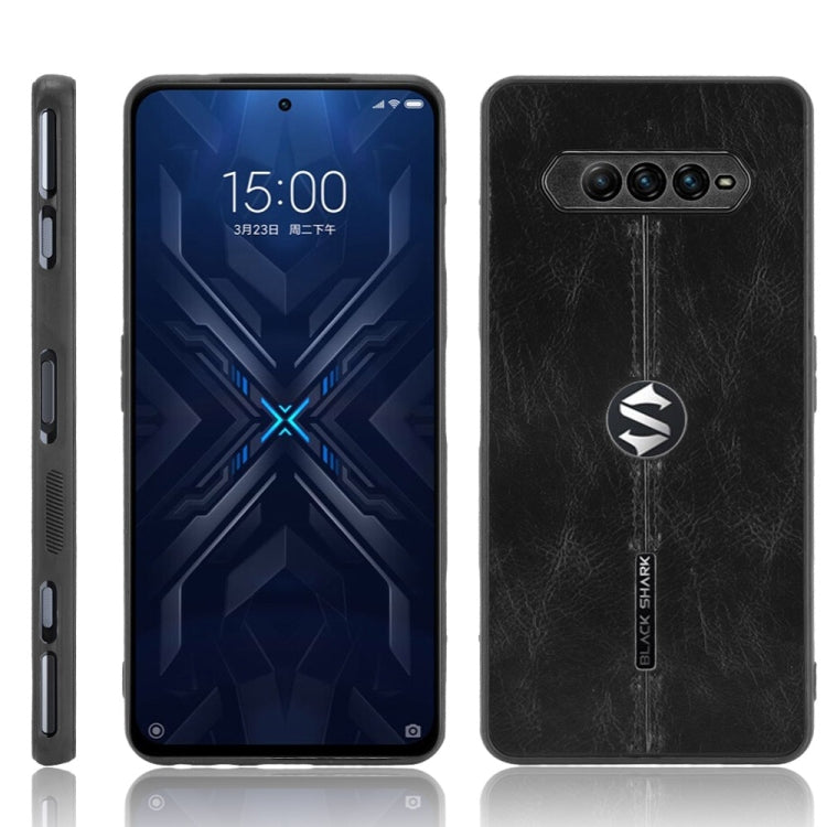 For Xiaomi Black Shark 4 / Black Shark 4 Pro Shockproof Sewing Cow Pattern Skin PC + PU + TPU Case