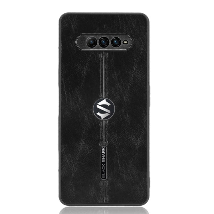 For Xiaomi Black Shark 4 / Black Shark 4 Pro Shockproof Sewing Cow Pattern Skin PC + PU + TPU Case