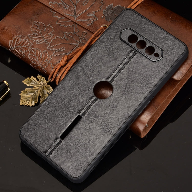 For Xiaomi Black Shark 4 / Black Shark 4 Pro Shockproof Sewing Cow Pattern Skin PC + PU + TPU Case