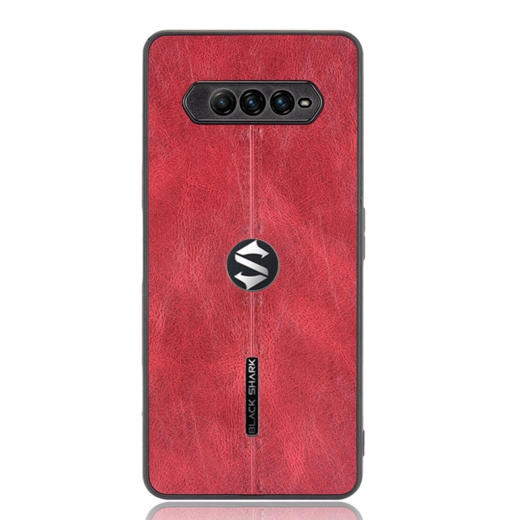 For Xiaomi Black Shark 4 / Black Shark 4 Pro Shockproof Sewing Cow Pattern Skin PC + PU + TPU Case