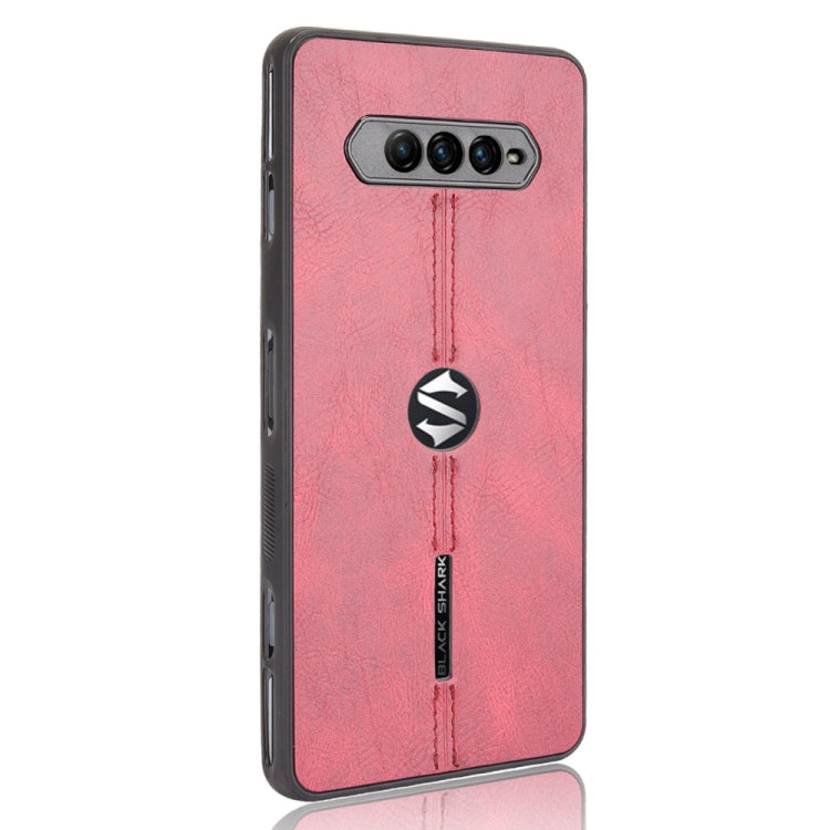 For Xiaomi Black Shark 4 / Black Shark 4 Pro Shockproof Sewing Cow Pattern Skin PC + PU + TPU Case