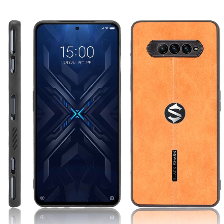 For Xiaomi Black Shark 4 / Black Shark 4 Pro Shockproof Sewing Cow Pattern Skin PC + PU + TPU Case